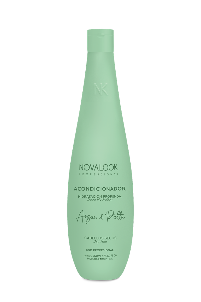 ACONDICIONADOR ARGÁN Y PALTA CABELLOS SECOS - 760 ML - BOTELLA NOVALOOK