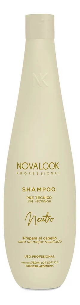 SHAMPOO NEUTRO PRE TÉCNICO - 760 ML - BOTELLA NOVALOOK