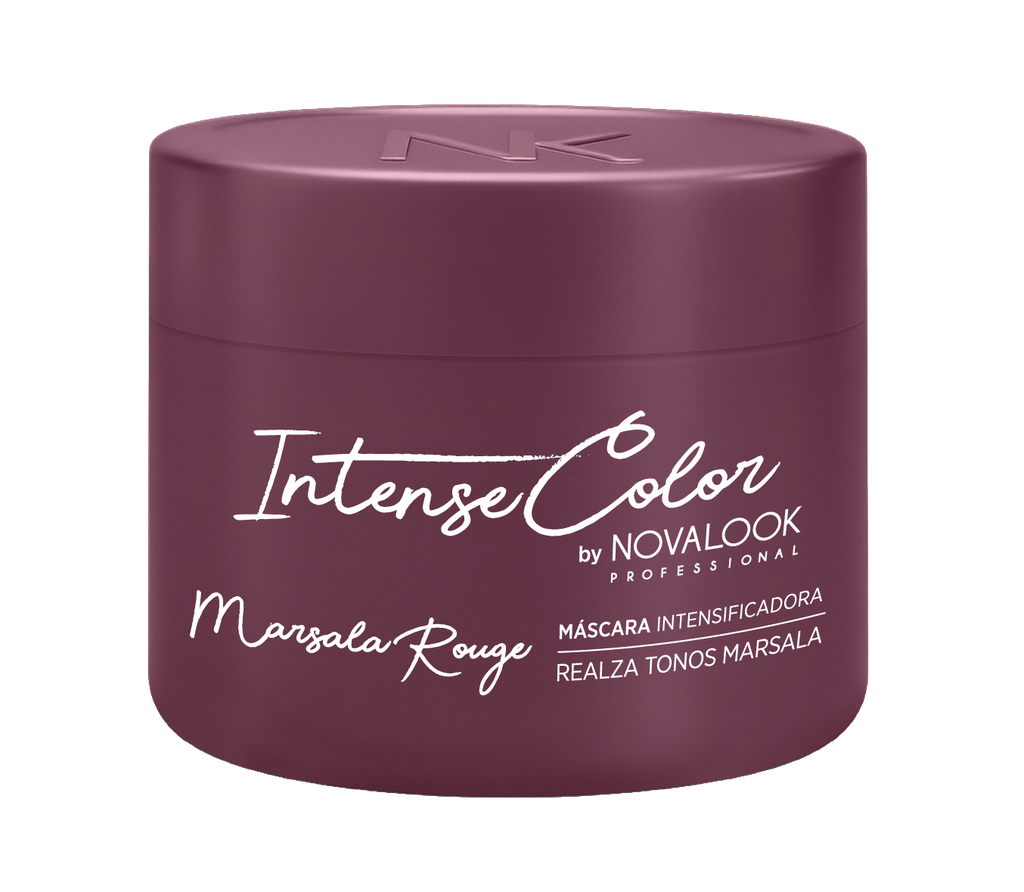 MÁSCARA INTENSE COLOR MARSALA ROUGE - 250 ML - POTE NOVALOOK