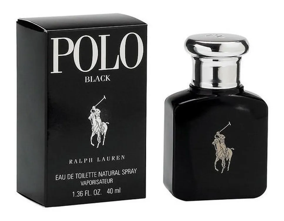 POLO BLACK  MEN EDT (40 ML - CAJA)