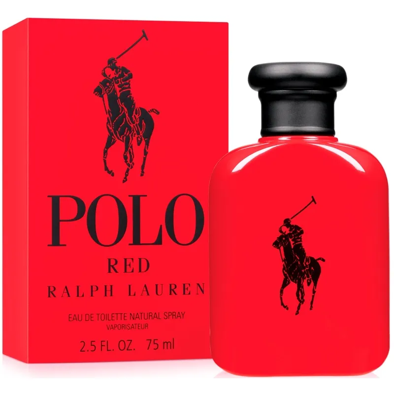 RALPH LAUREN POLO RED MEN EDT (75 ML - CAJA)