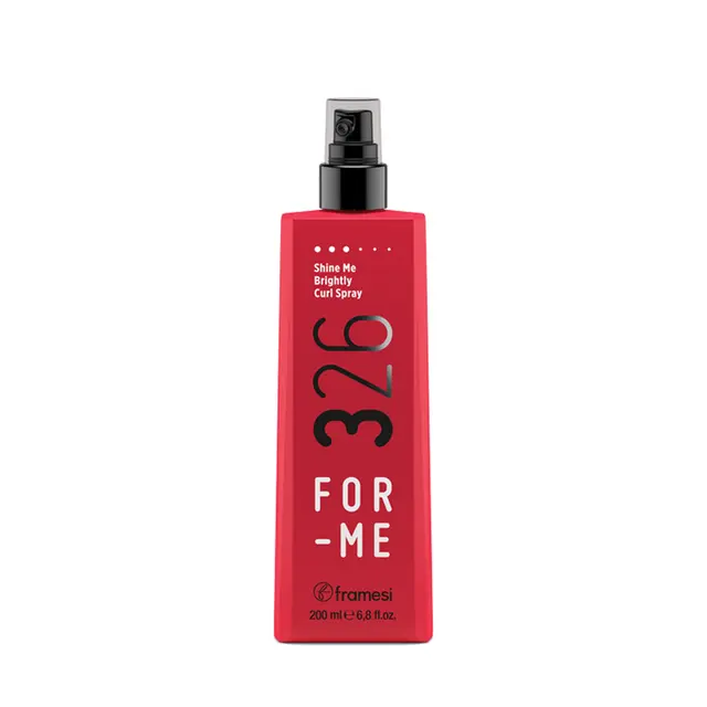 FOR-ME 326 SHINE ME BRIGHTLY CURL SPRAY (200 ML - FRASCO)