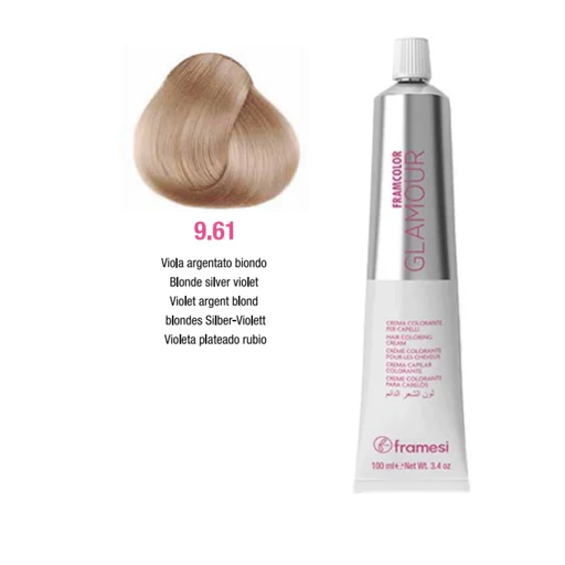 FRAMCOLOR GLAMOUR VIOLETA PLATEADO RUBIO (9.61 - 100 ML - POMO)