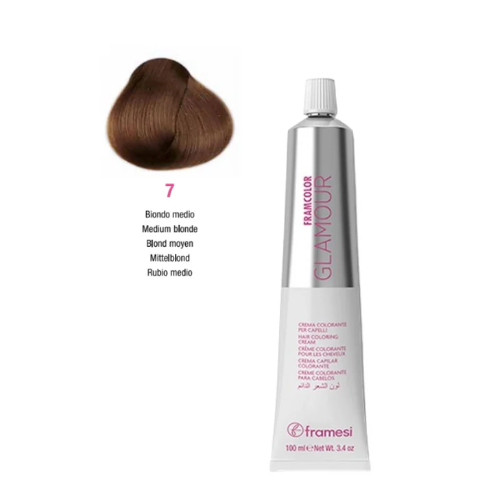 FRAM COLOR GLAMOUR RUBIO MEDIO (7 - 100ML - POMO)