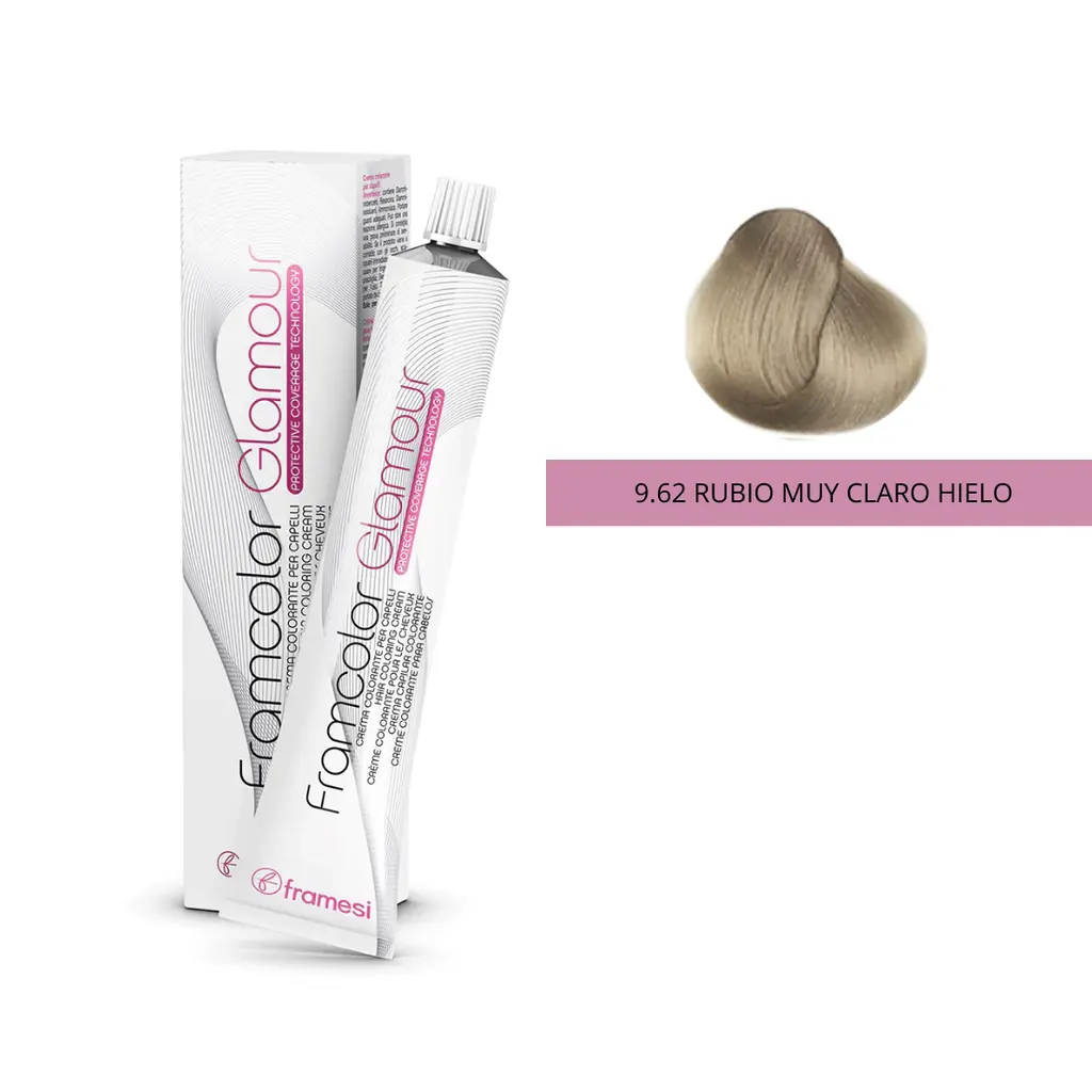 FRAMCOLOR GLAMOUR  RUBIO MUY CLARO HIELO (9.62 - 100ML - POMO)