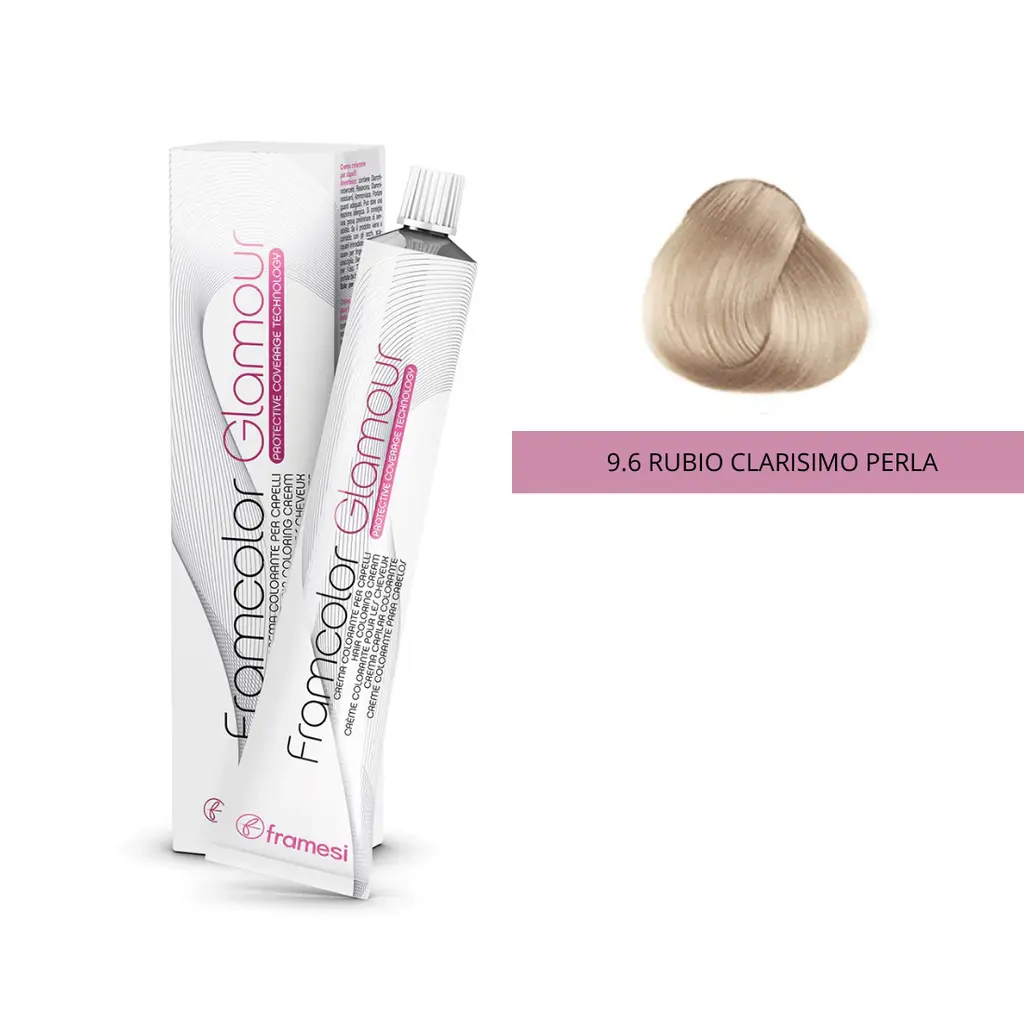 FRAMCOLOR GLAMOUR RUBIO CLARISIMO PERLA (9.6 - 100ML - POMO)