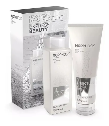 KIT MORPHOSIS RE STRUCTURE EXPRESS BEAUTY  X 250ML  C/U	 (2 UNIDADES - CAJA)