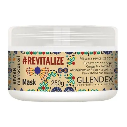 MASCARA ARGAN MARROCOS OIL REVITALIZE (250 G - POTE) GLLENDEX