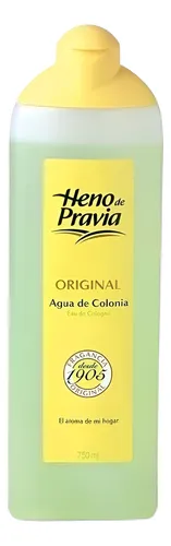 AGUA DE COLONIA HENO DE PRAVIA  (AMARILLO - 750 ML - FRASCO)