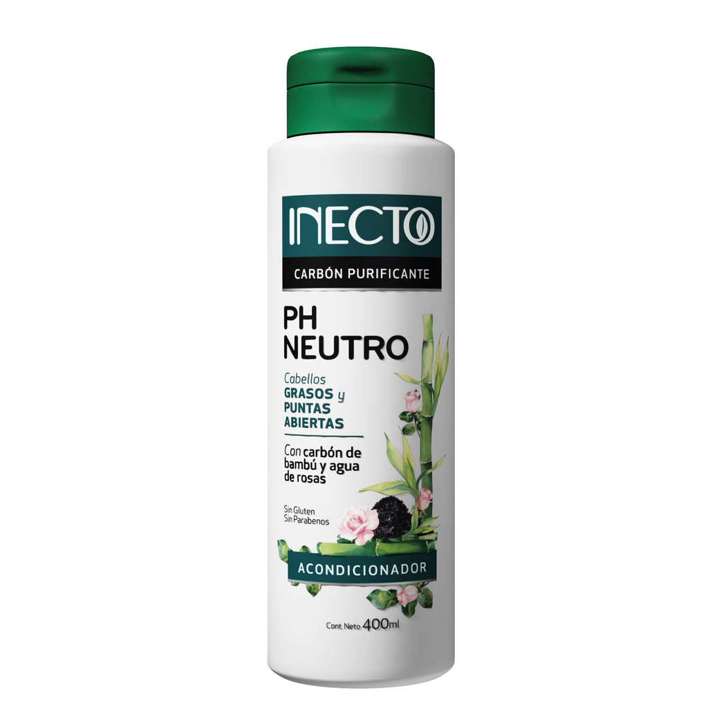 [46585] ACONDICIONADOR BOMBA CARBON PURIFICANTE (400 ML - FRASCO) INECTO