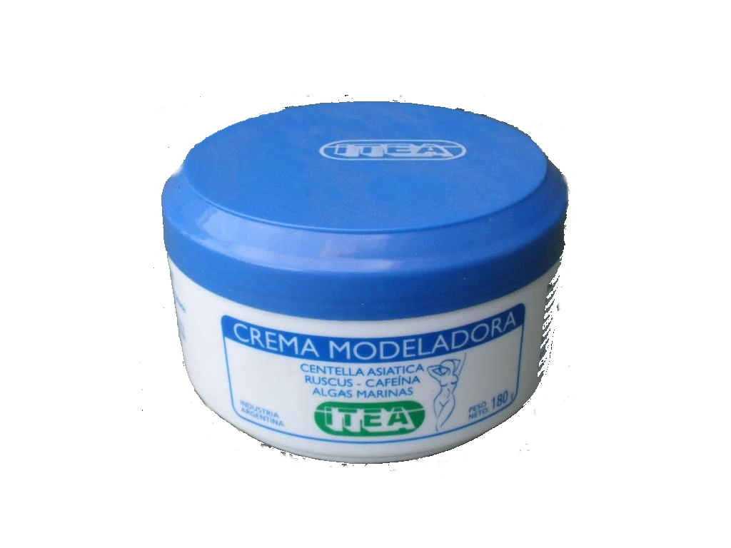 ITEA CREMA MODELADORA CON CENTELLA ASIATICA ALGAS MARINAS RUSCUS Y CAFEINA (180 GRS - POTE)