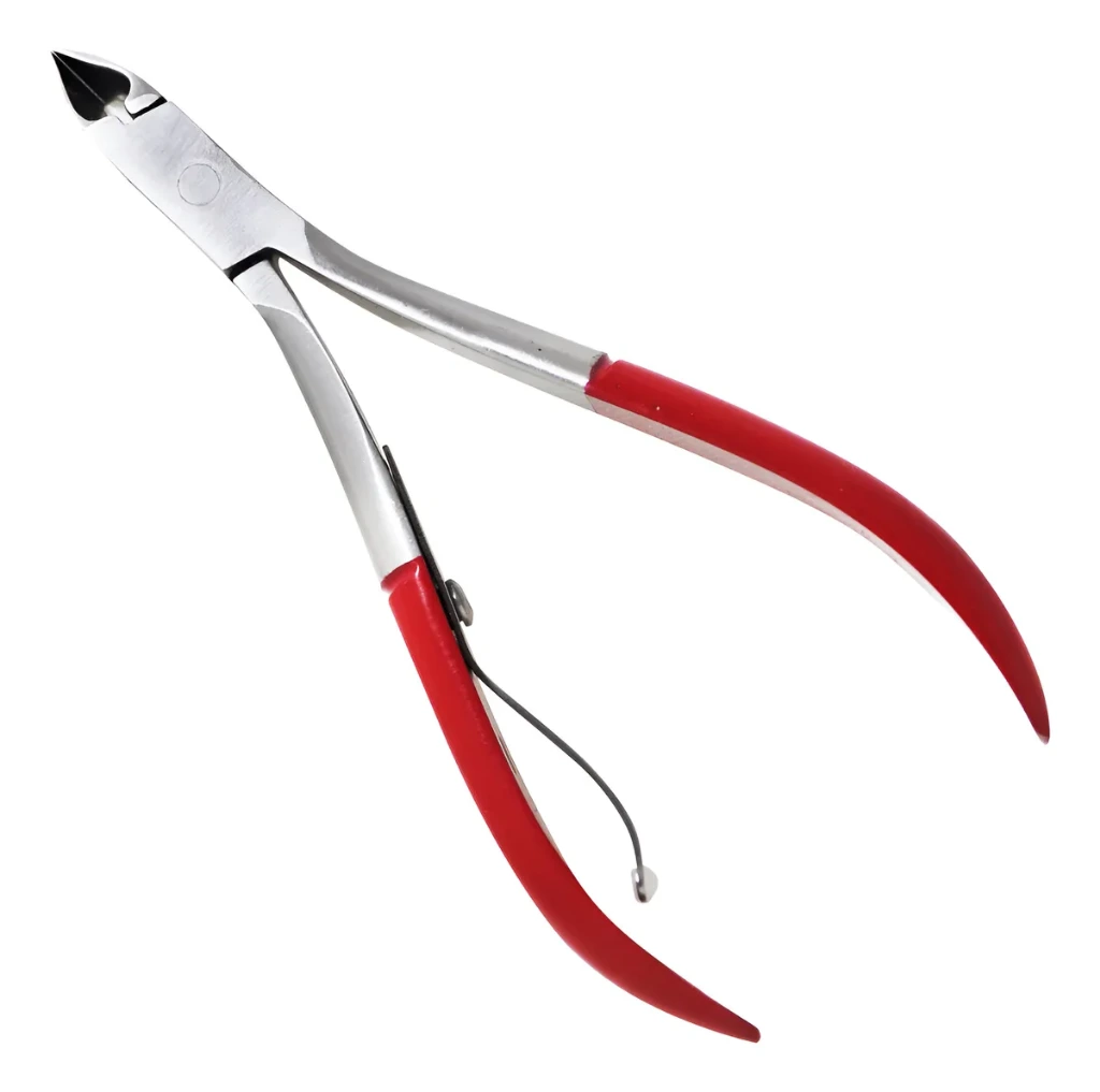 ALICATE CORTA CUTICULAS MANGO COLOR (1 UND - BOLSA)