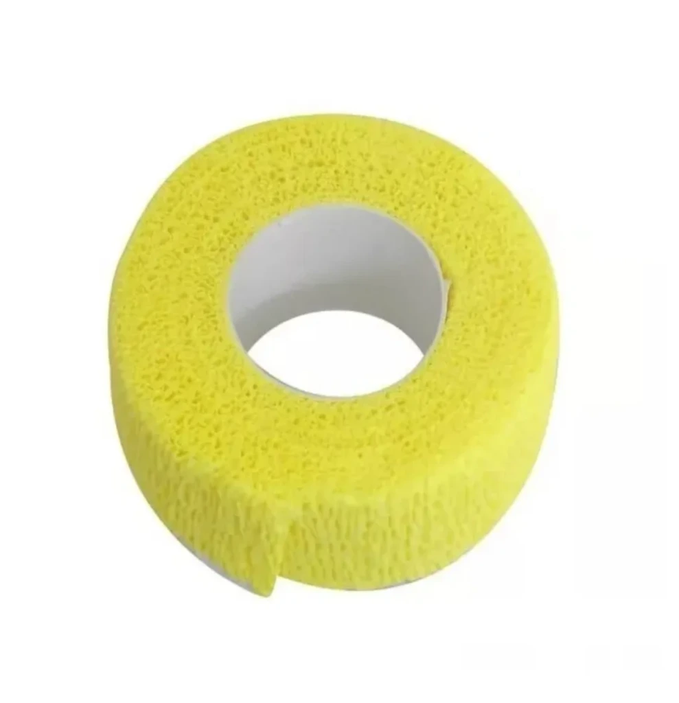 CINTA PROTECCION DEDO PARA MANICURIA (AMARILLA - 1 UND - BOLSA)