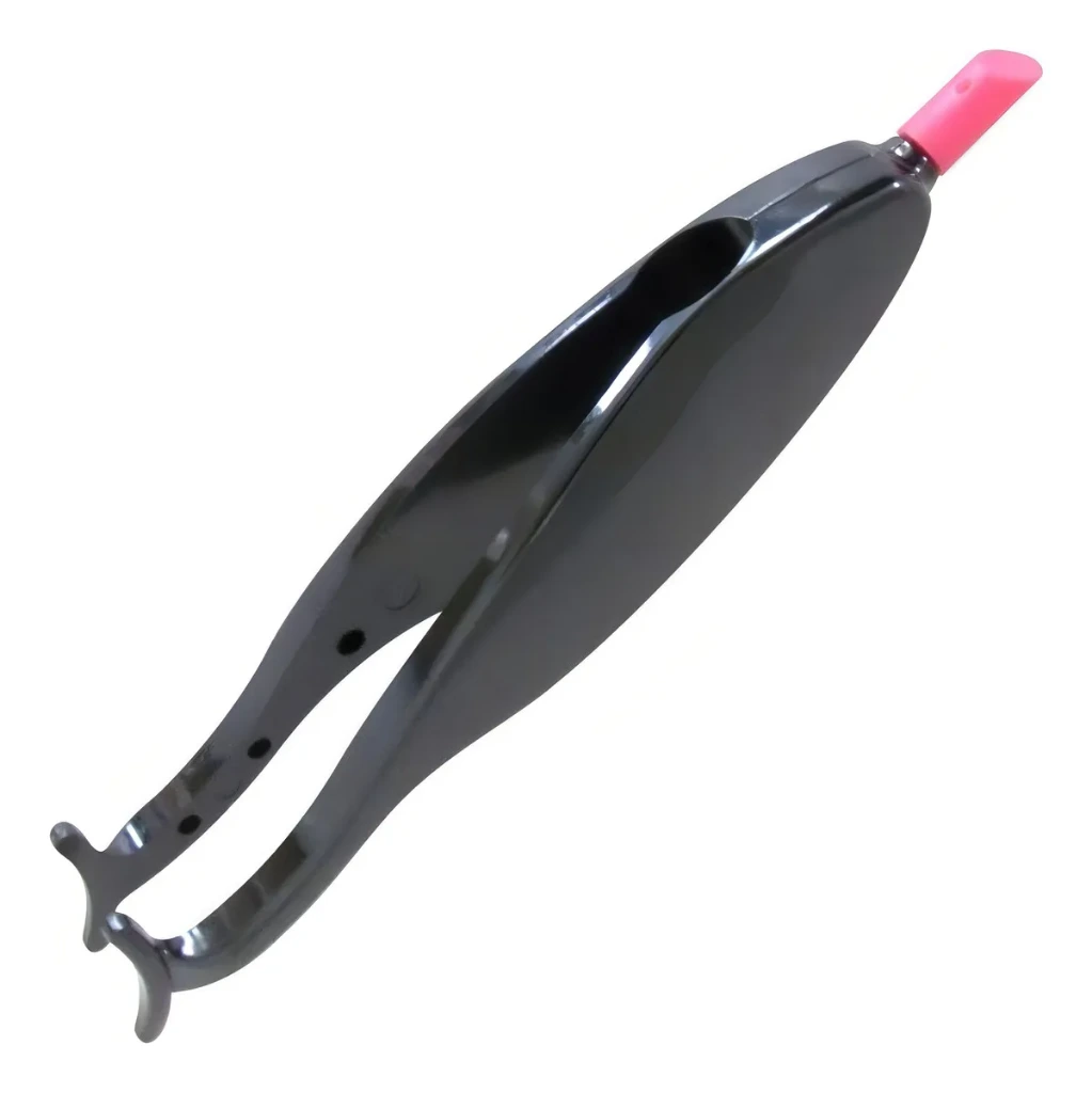 PINZA APLICADORA DE PESTAÑAS (NEGRA - 1 UND - BOLSA)