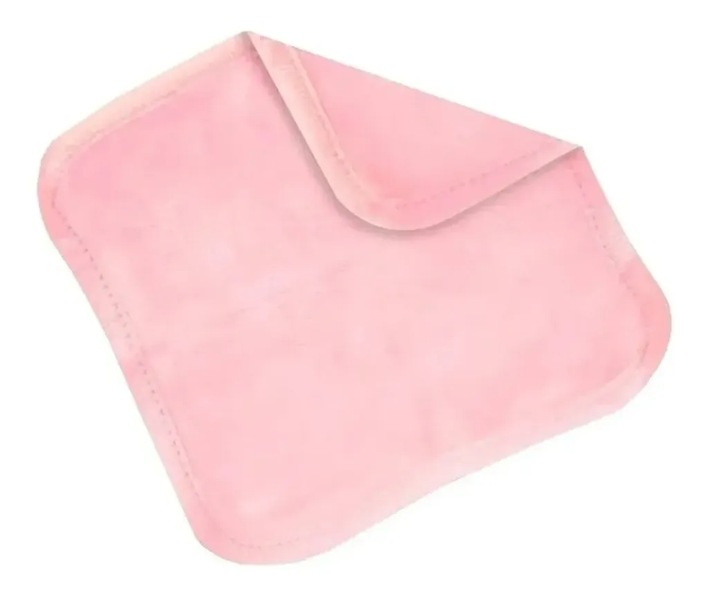 TOALLA DEMAQUILLANTE ROSA (1 UND - BOLSA)