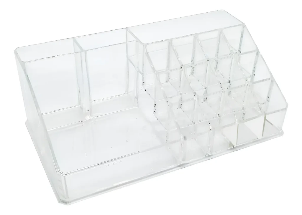 ORGANIZADOR ACRILICO C/16 DIVISIONES (22X12) (TRASLUCIDO - 1 UND - CAJA)