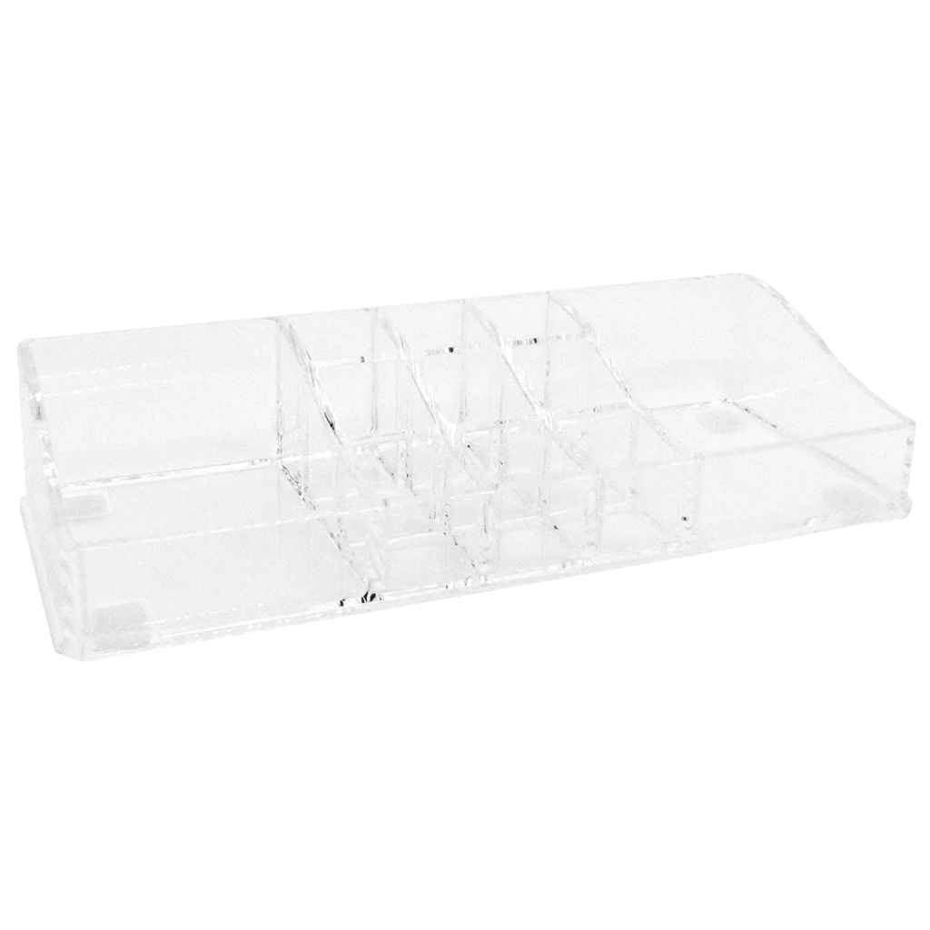 ORGANIZADOR ACRILICO CON DIVISIONES (22X9X9) (1 UND - CAJA)