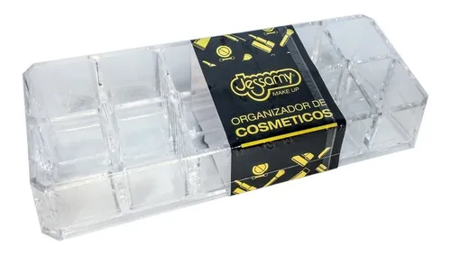 ORGANIZADOR DE COSMETICOS Y PINCELES X8 (TRASLUCIDO - 1 UND - CAJA)