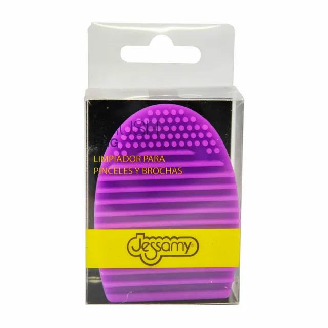 LIMPIADOR DE SILICONA DE PINCELES Y BROCHAS (LILA - 1 UND - CAJA)