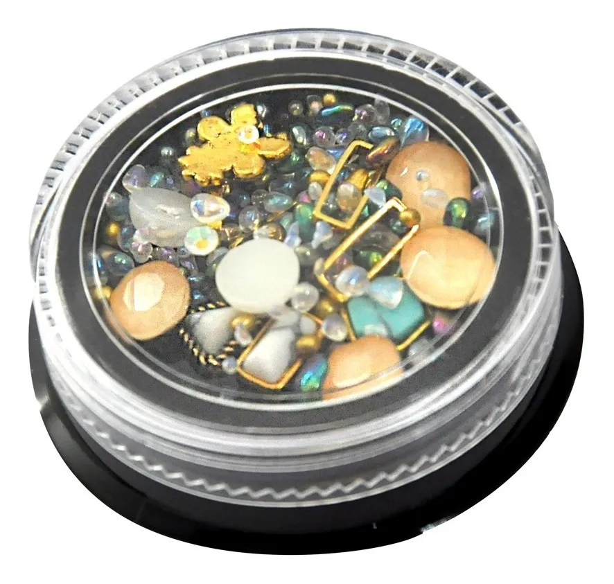 DECORACION DE UÑAS PREMIUM (PLATEADOS - BOLSA)