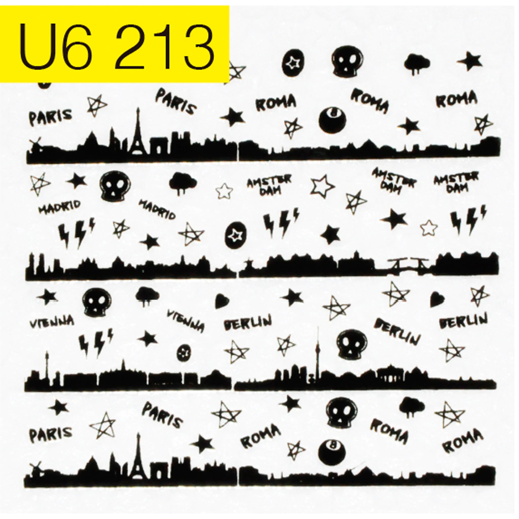 STICKERS BLANCOS Y NEGROS 213 ( - BOLSA)