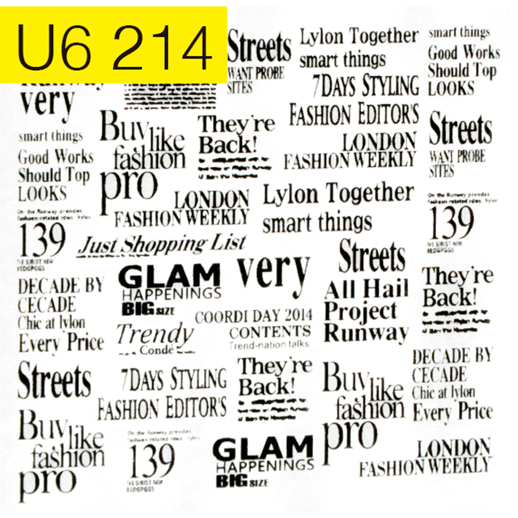 STICKERS BLANCOS Y NEGROS 214 (BOLSA)