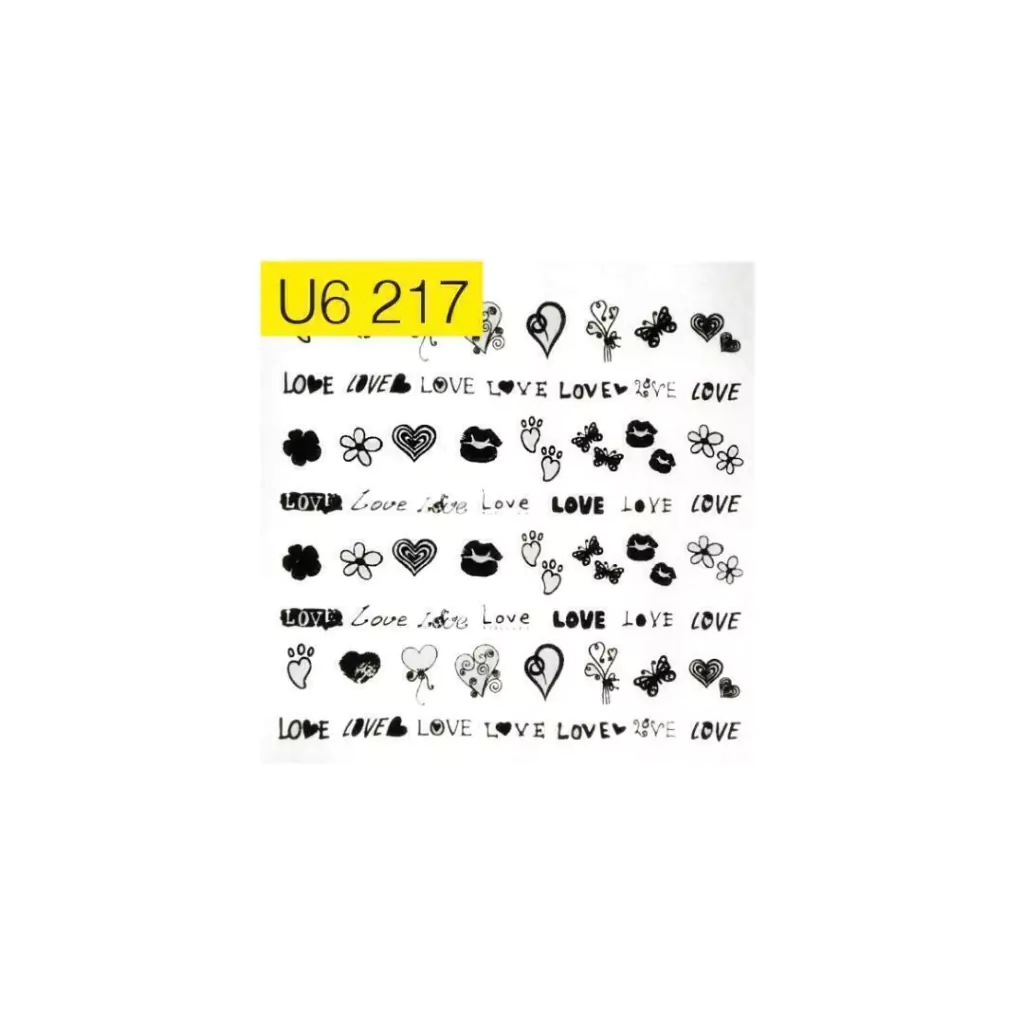 STICKERS BLANCOS Y NEGROS 217 ( - BOLSA)