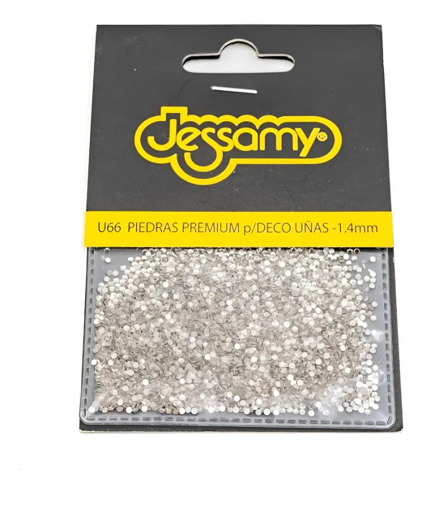 PIEDRAS PREMIUM P/DECO UÑAS (1.4 MM) (1 UND - BOLSA)