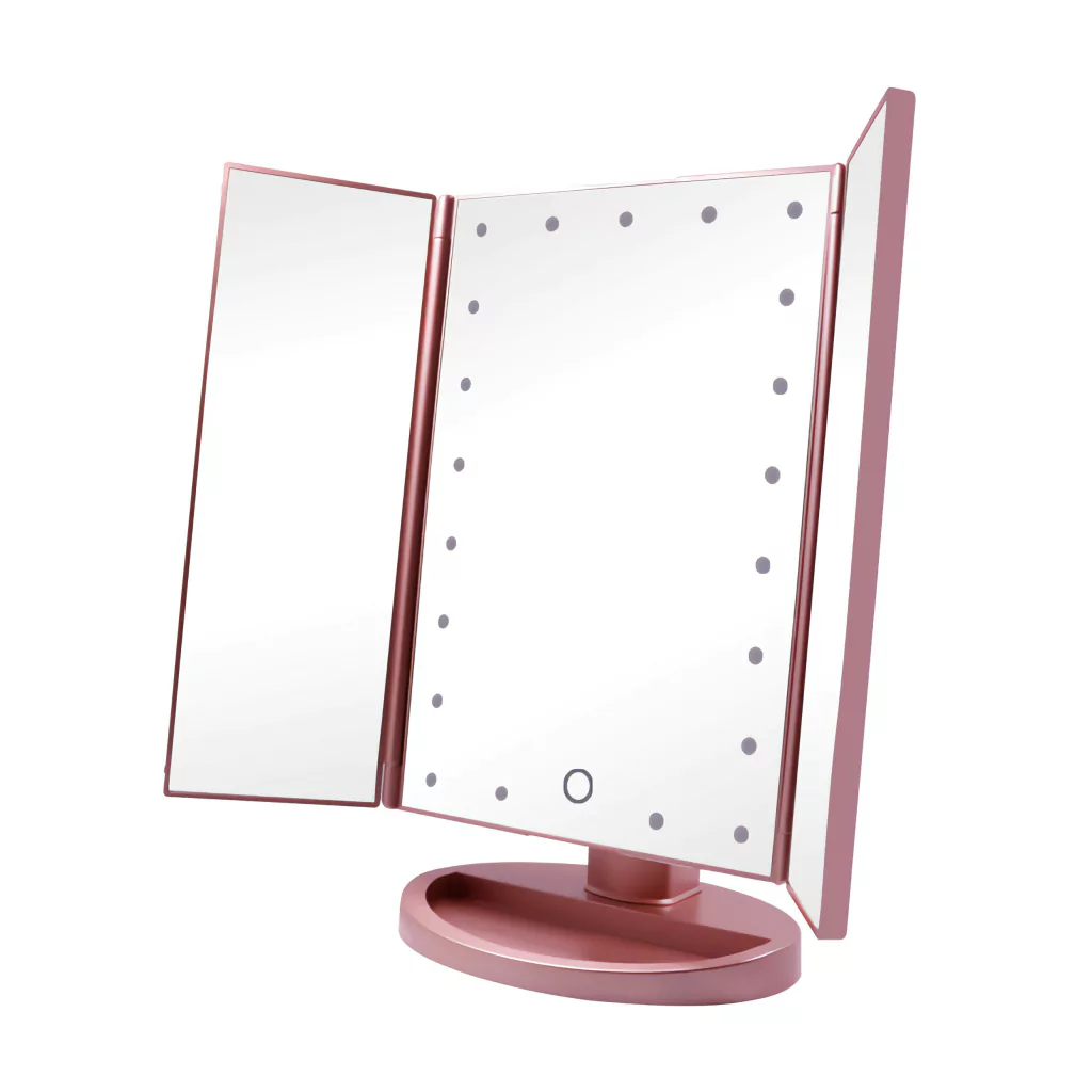 DUGA ESPEJO DE LUZ LED GOLDEN ROSE (1 UND - CAJA)