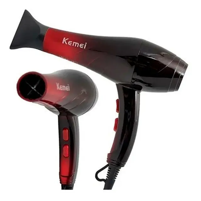 SECADOR KEMEI KM-3322 (NEGRO  - 1 UND - CAJA)