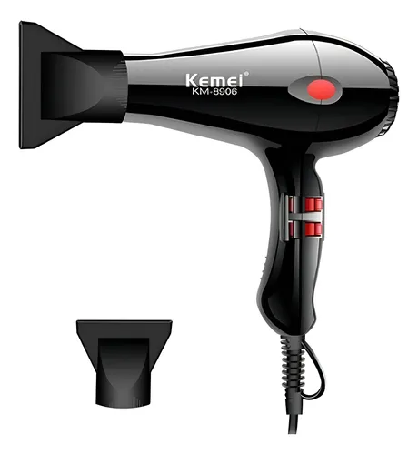 SECADOR KEMEI KM-8906 (NEGRO - 1 UND - CAJA)