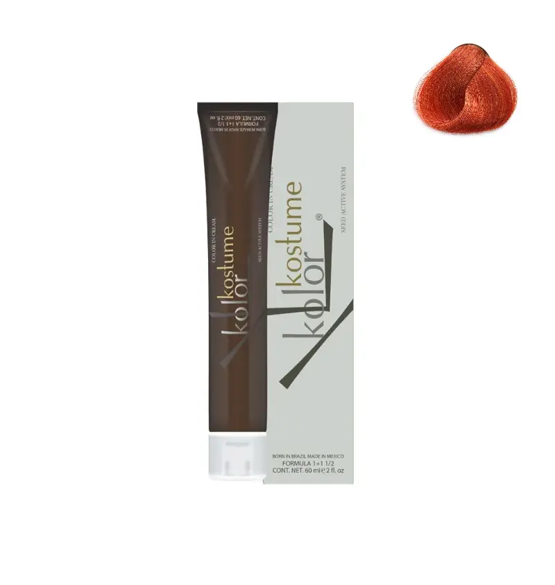 COLORACION RUBIO CLARO COBRIZO CAOBA  (8.45 - 60 GR - POMO)