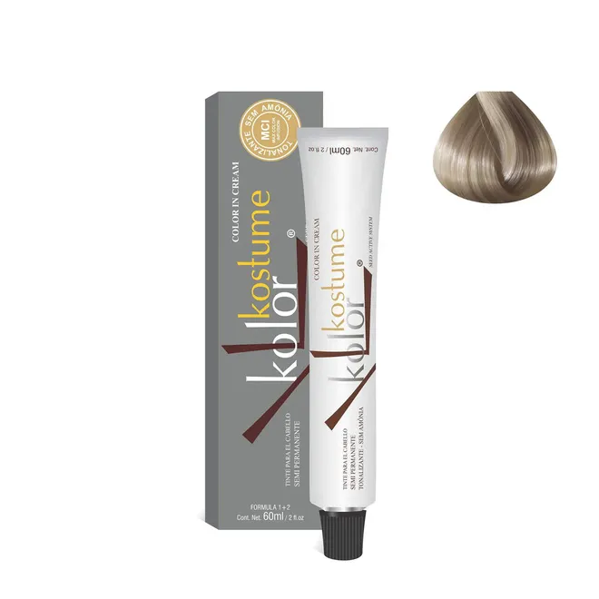 KOSTUME COLORACION SEMIPERMANENTE HIELO 012(- 60ML - POMO)