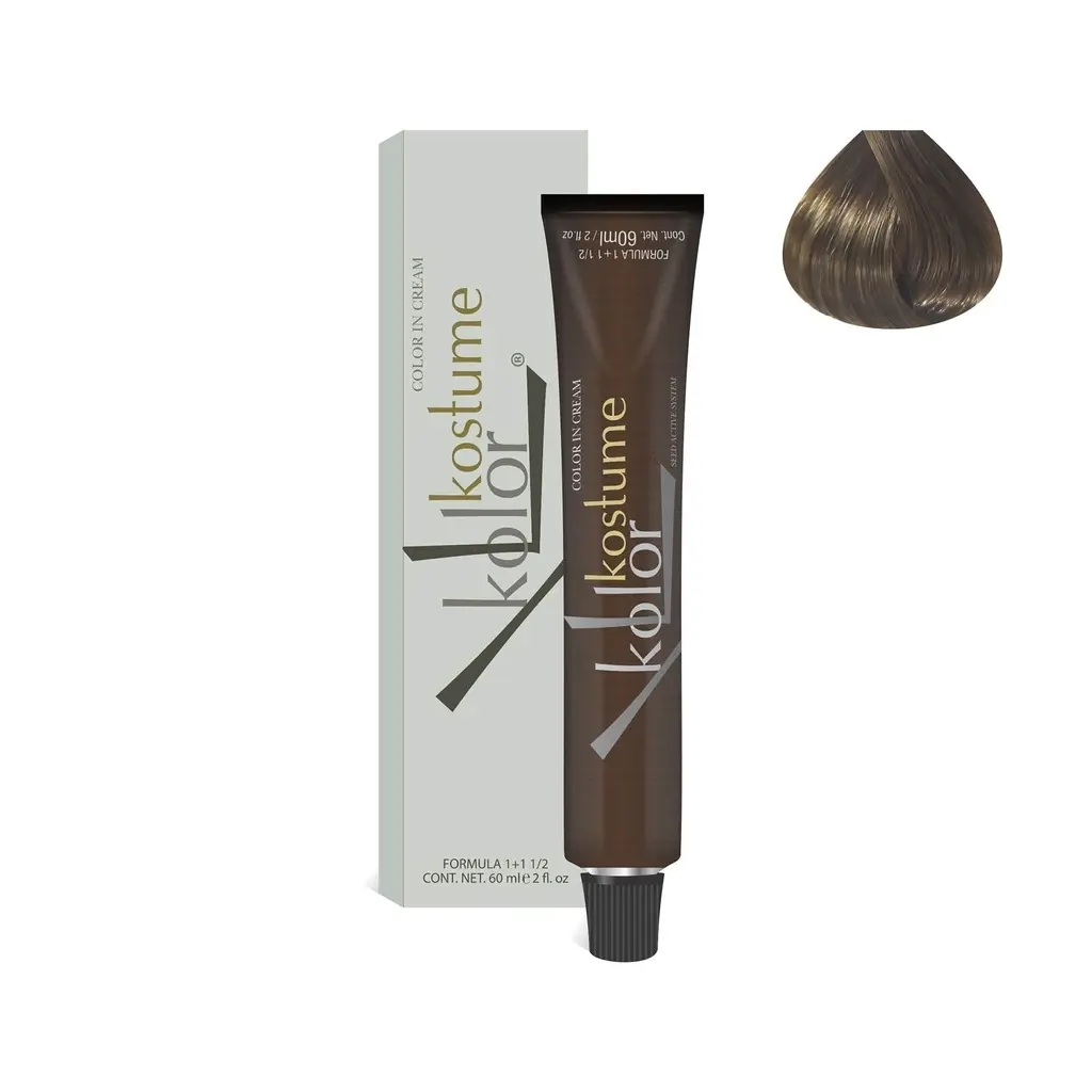 KOSTUME COLORACION SEMIPERMANENTE RUBIO MEDIO DORADO 7/3(- 60ML - POMO)