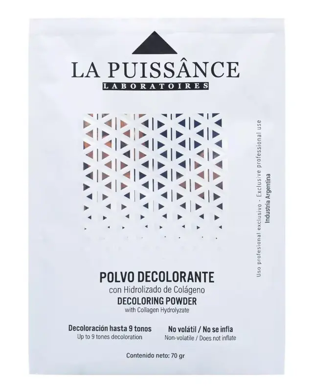 POLVO DECOLORANTE CON COLÁGENO HIDROLIZADO X 12 UNID (70 ML  - SACHET)