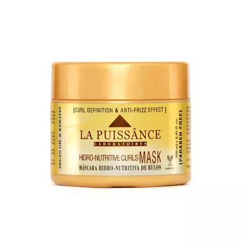 MÁSCARA HIDRONUTRITIVA DE RULOS (250 ML - FRASCO)