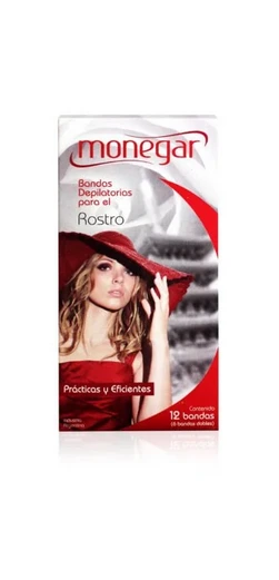 BANDA DEPILATORIA PARA EL ROSTRO (12 UNID.)