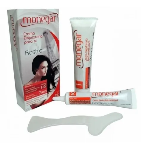 CREMA DEPILATORIA PARA ROSTRO 1+2 (45 GR - CAJA)