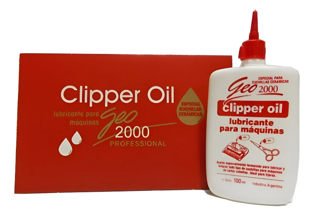 ACEITE PARA MAQUINA PELO Y TIJERAS  (ROJO - 100 ML - FRASCO)