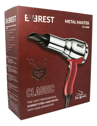 SECADOR EVEREST ACERO ROJO (1 UND - CAJA)