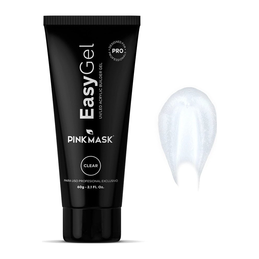 [42372] EASY GEL (CLEAR - 60 GRS - POMO) PINK MASK