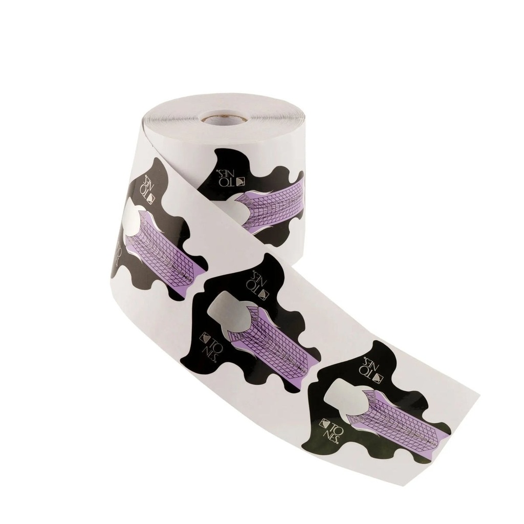 [44478] NAIL FROM XL SE VENDE POR UNIDAD (GRIS - 300 UND - ROLLO) PINK MASK