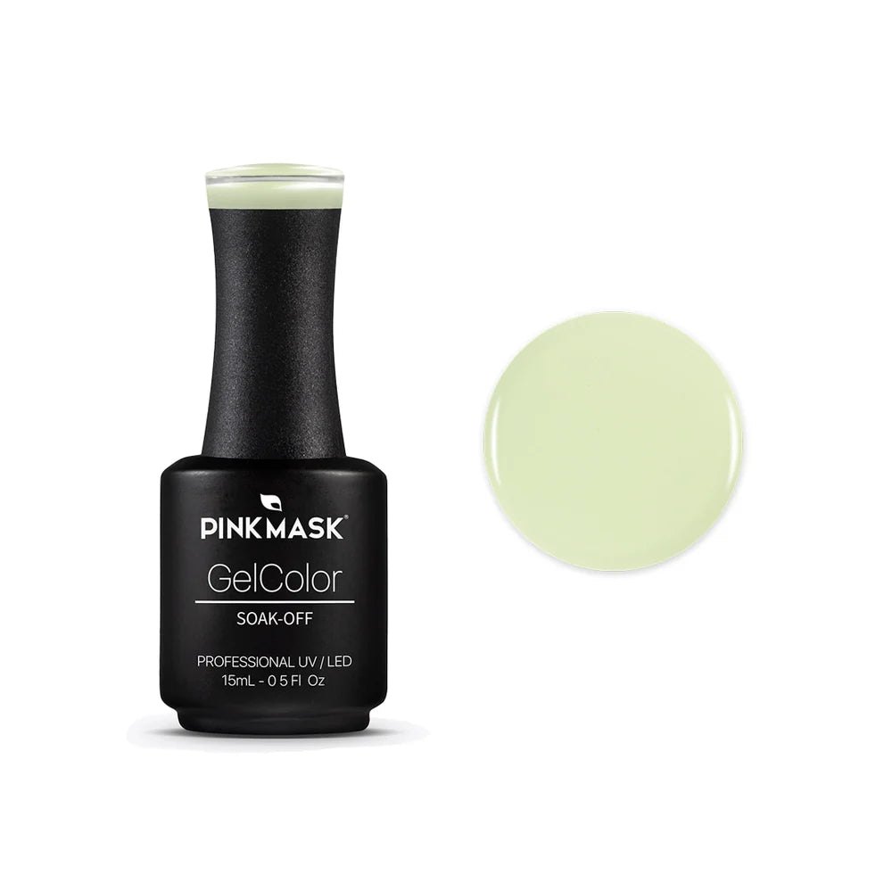 [45869] ESMALTE GEL UV LED SWEET GREEN COL.SWEET (15 ML - FRASCO) PINK MASK