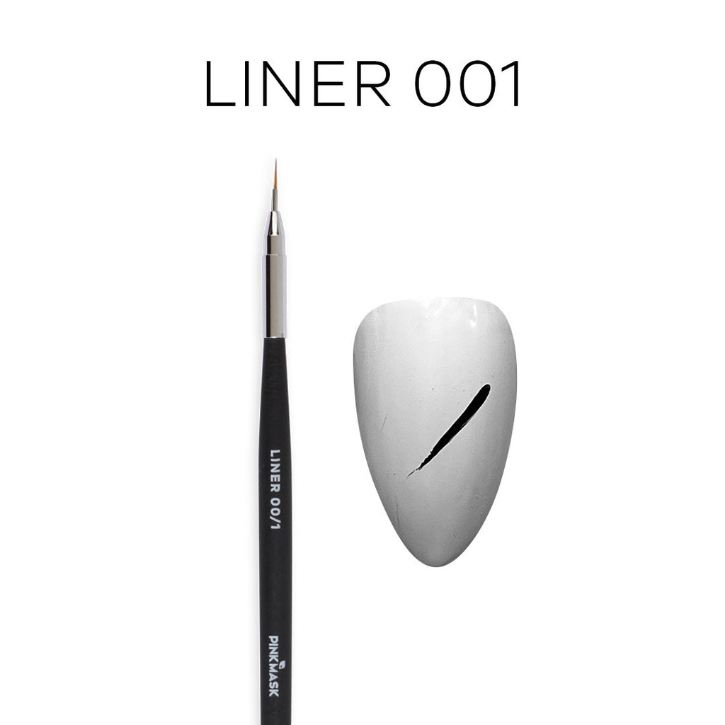 [43562] PINCEL LINER 01 (1 UND - BOLSA) PINK MASK