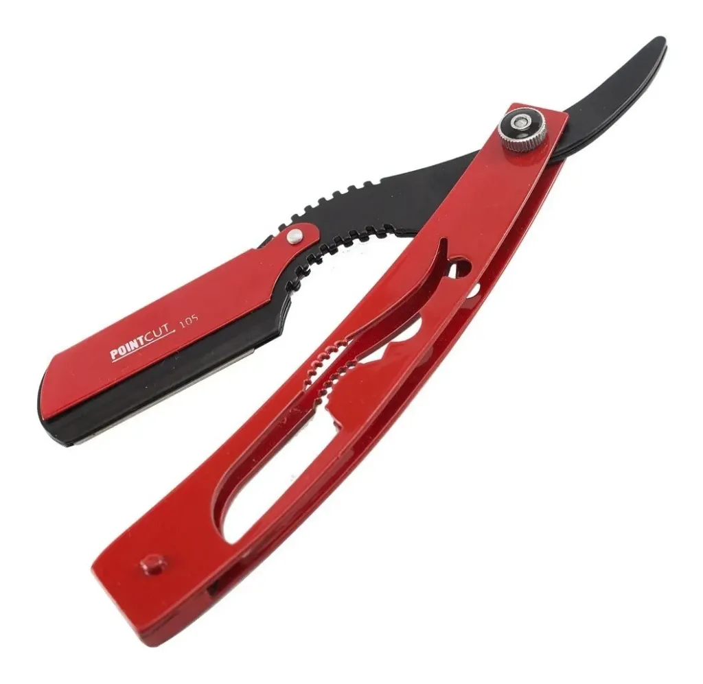 NAVAJA BARBERO 3 CUERPOS METAL 105 (1 UND - BOLSA)