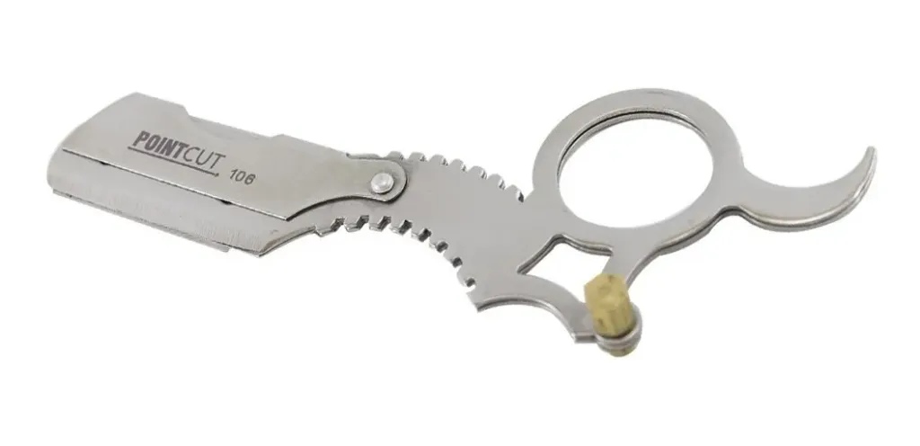 NAVAJA BARBERO 3 CUERPOS METAL 106 (1 UND - BOLSA)