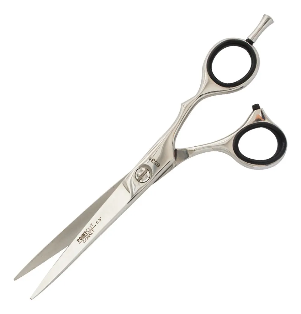 TIJERA BARBERIA MICRODENTADA COBALT 6.5 PULGADAS 6531 (1 UND - BLISTER)