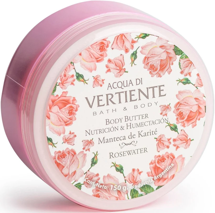 BODY BUTTER ROSEWATER (150 GRS - POTE)