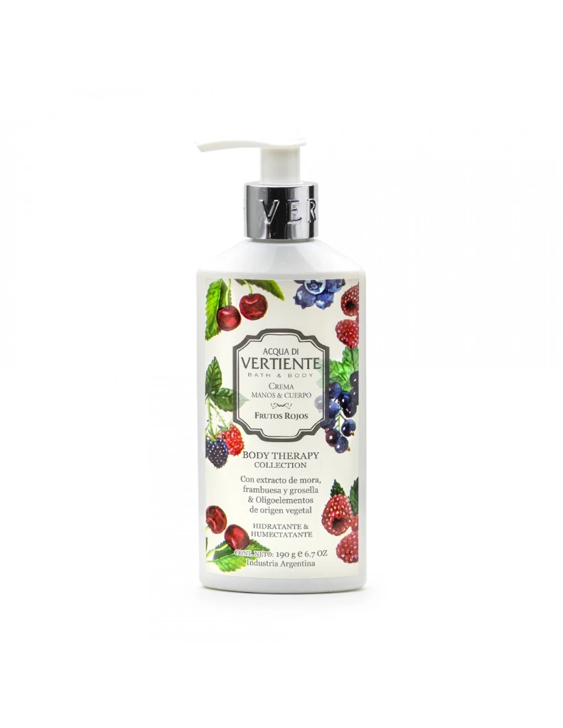 BODY THERAPY FRUTOS ROJOS (190 GR - DOSIFICADOR)