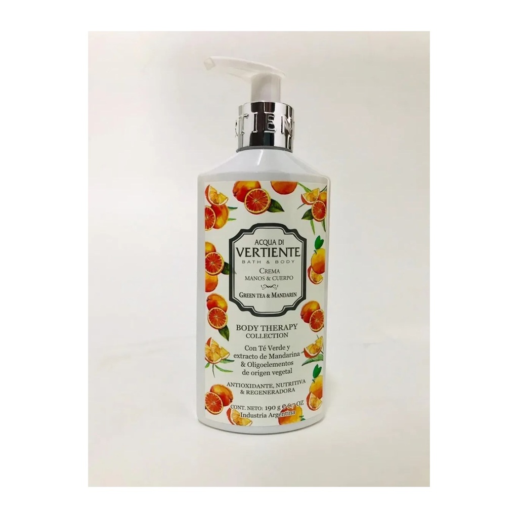 [42509] BODY THERAPY GREEN TEA Y MANDARINA (190 GRS - DOSIFICADOR) SAINT JULIEN